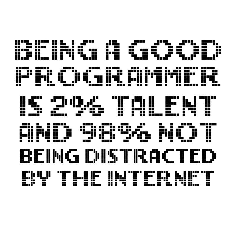 Check out this fun, BEING A GOOD PROGRAMMER IS 2%