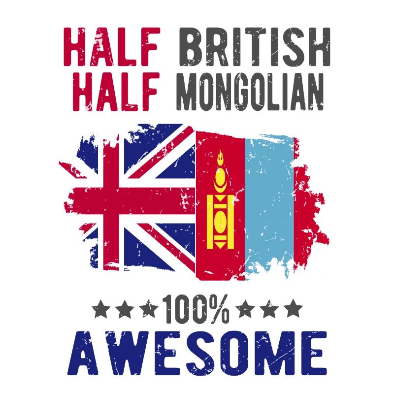 Half British Half Mongol