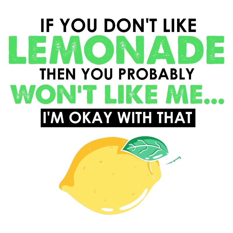 Lemonade Zitrone Limonade Limonaden Stand Design