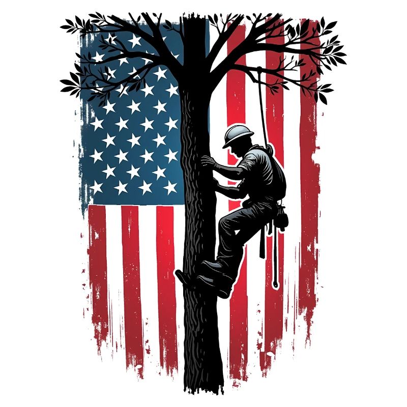 Arborist Flag Forest Lumberjack Gift