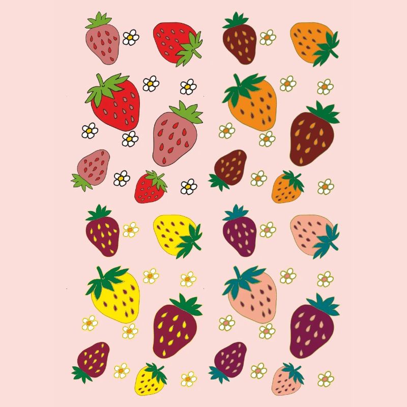 erdbeeren bunt