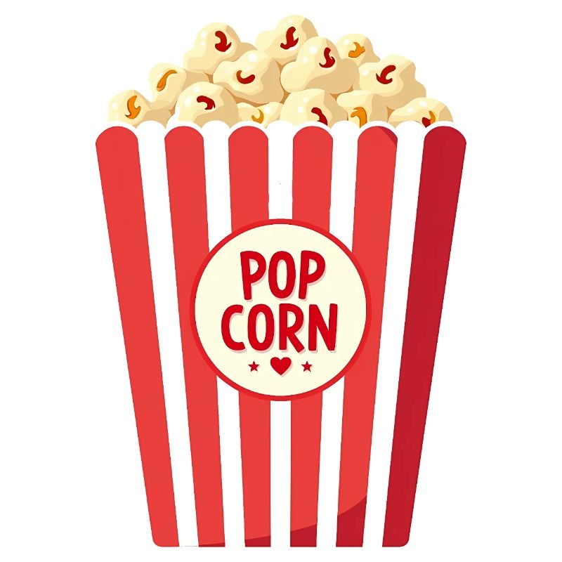 Popcorn Kostüm Fasching - Karneval