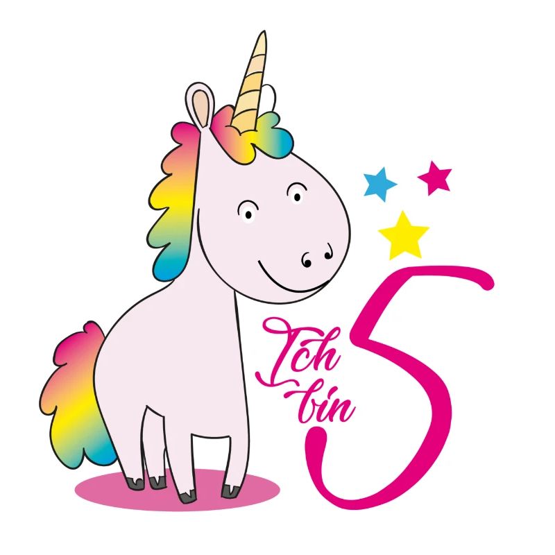 Ich bin fünf - Einhorn
