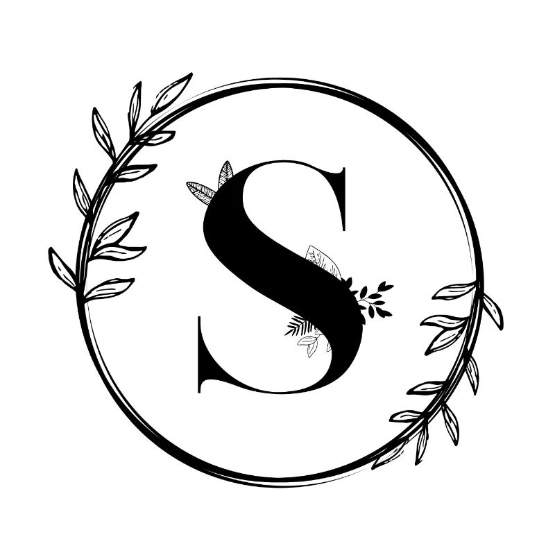 Blumenbuchstabe S