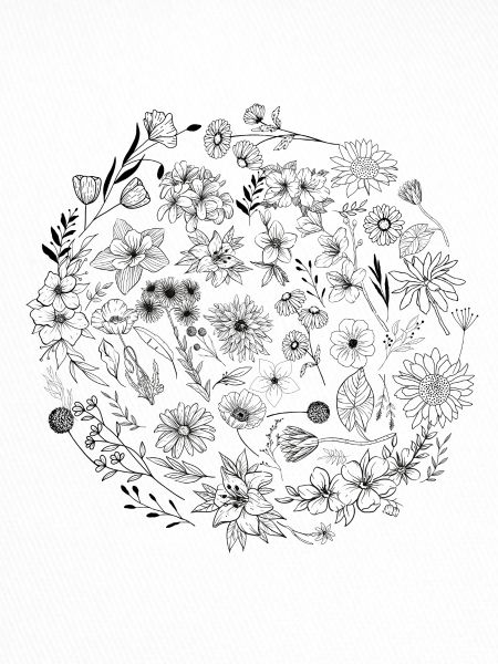 Minimalist flower