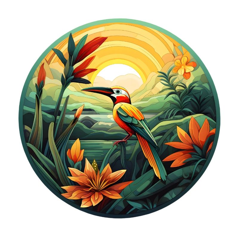 Oiseau au paradis