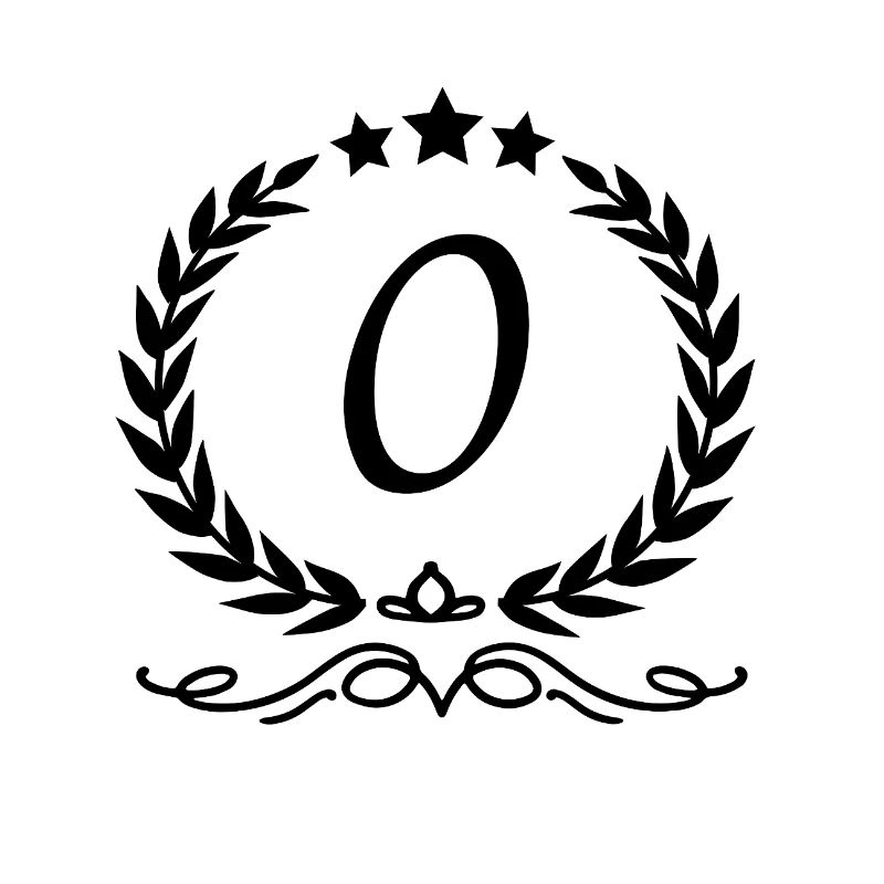 Letter o crown