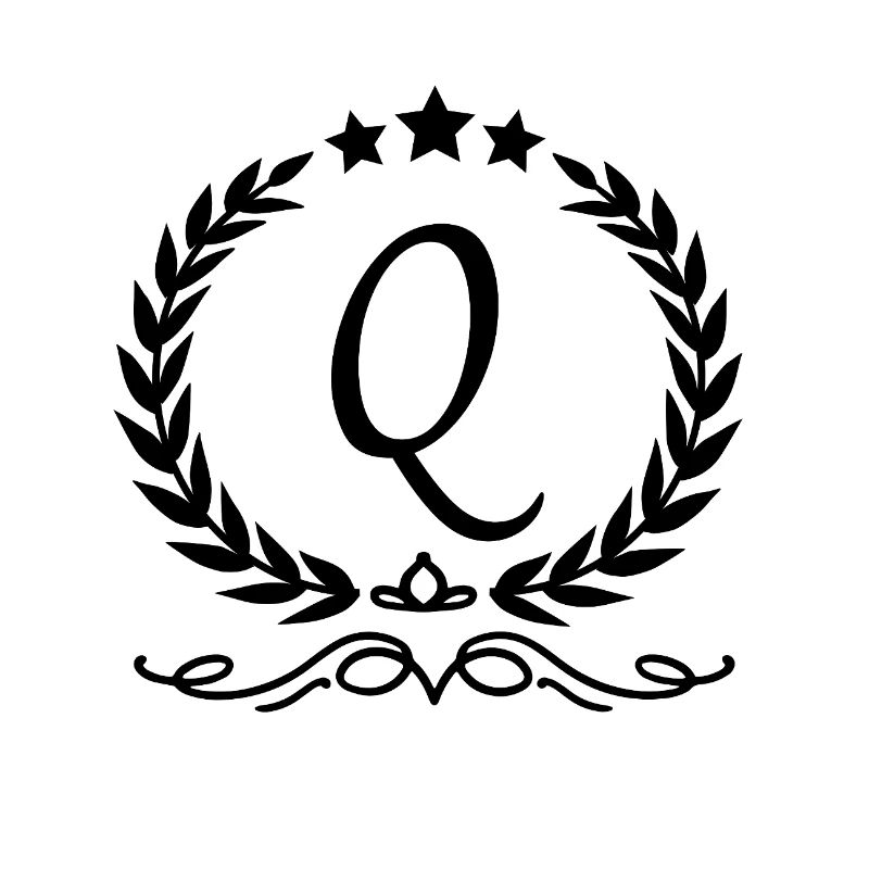 Buchstabe q Krone