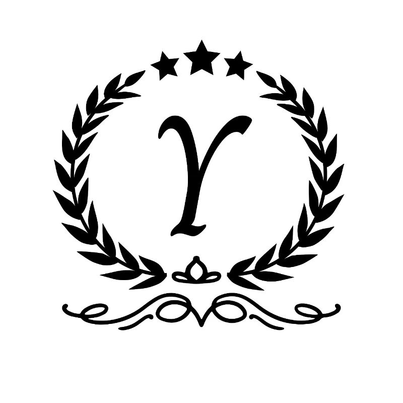 Buchstabe y Krone