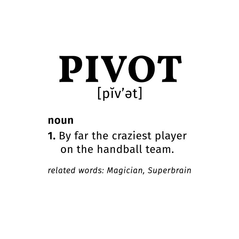 Pivot Position Funny Dictionary Équipe de handball
