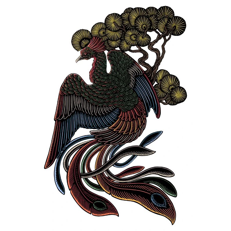 Hōō (鳳凰 Phönix, Phönix oder Phönix) | Yōkai-Serie