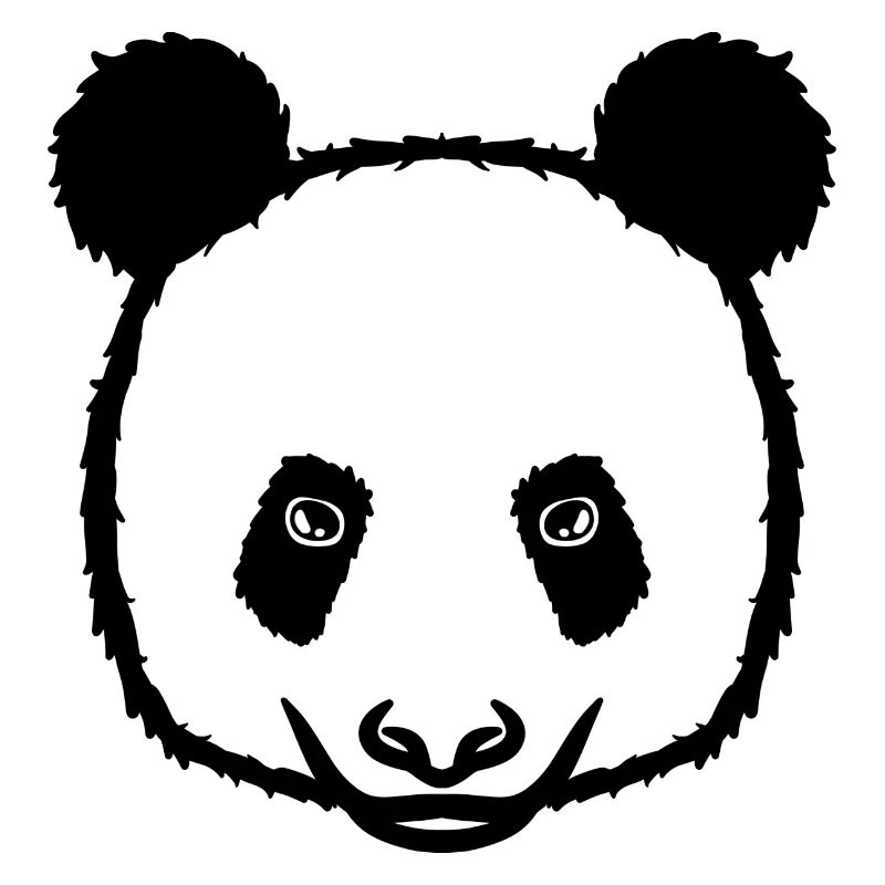 Panda schwarz