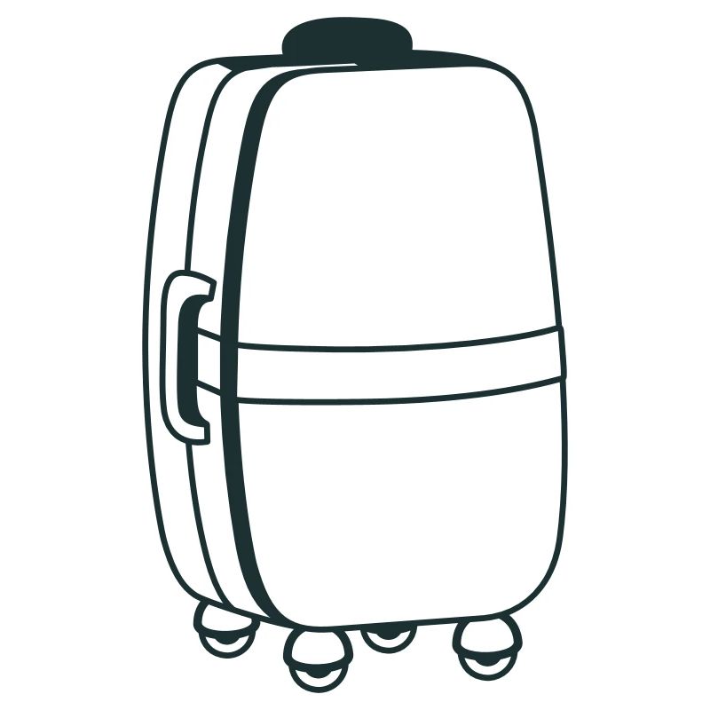 Grosse valise à roulettes