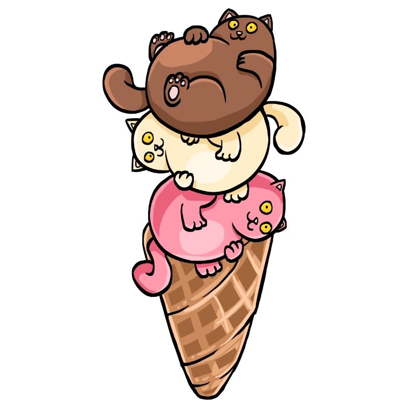 Chats et glaces