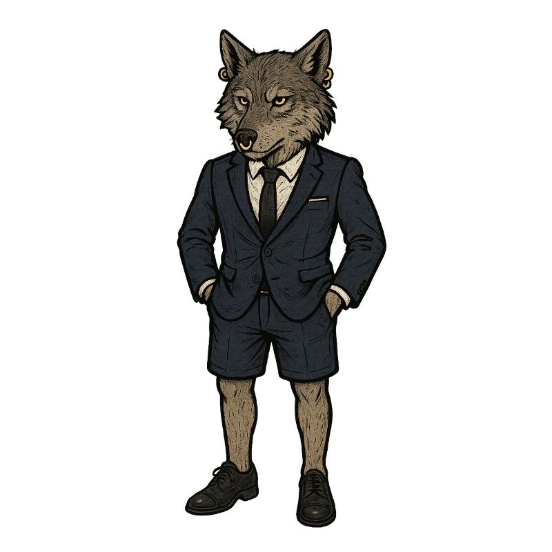 Erfolgreicher Wolf