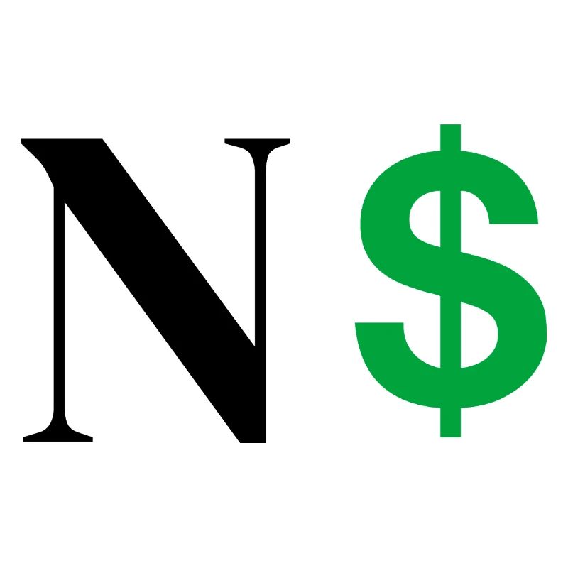 Letter n dollar