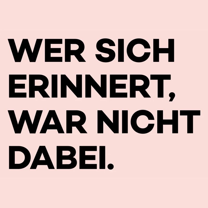 Wer sich erinnert (Spruch)