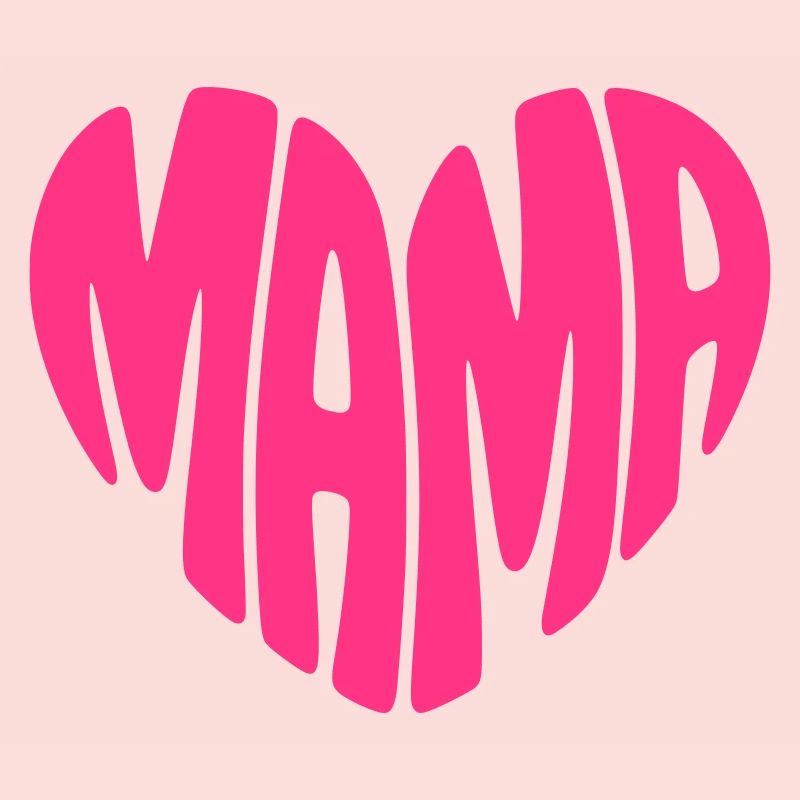 Mama Herz Form Mutter Herzform Muttertag Geschenk