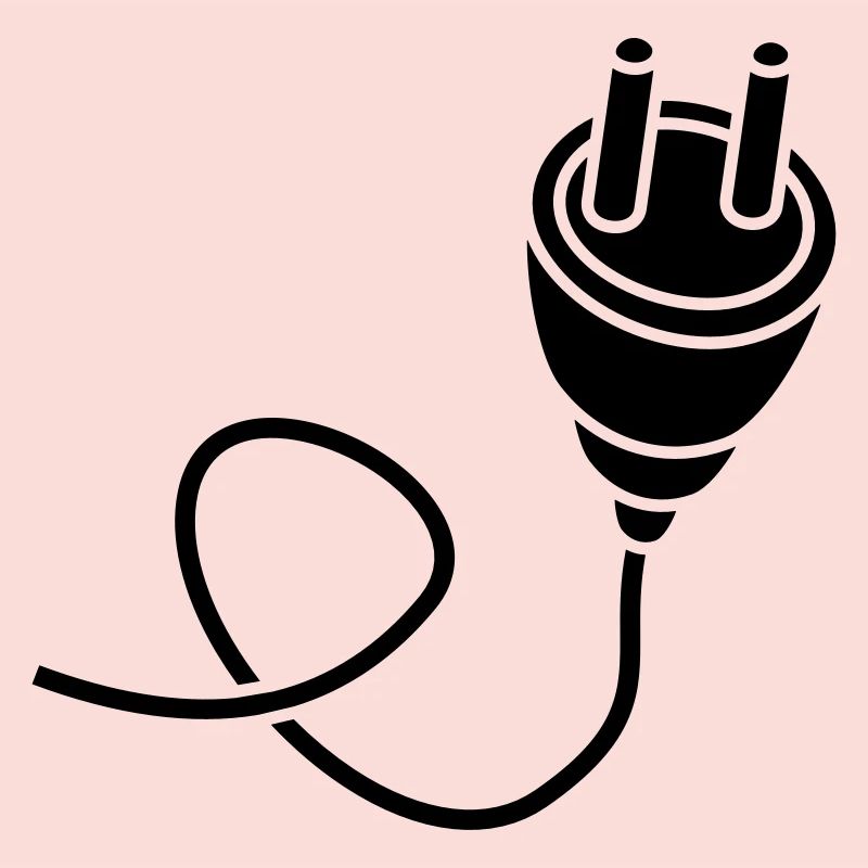 black connect connection cable plug plug