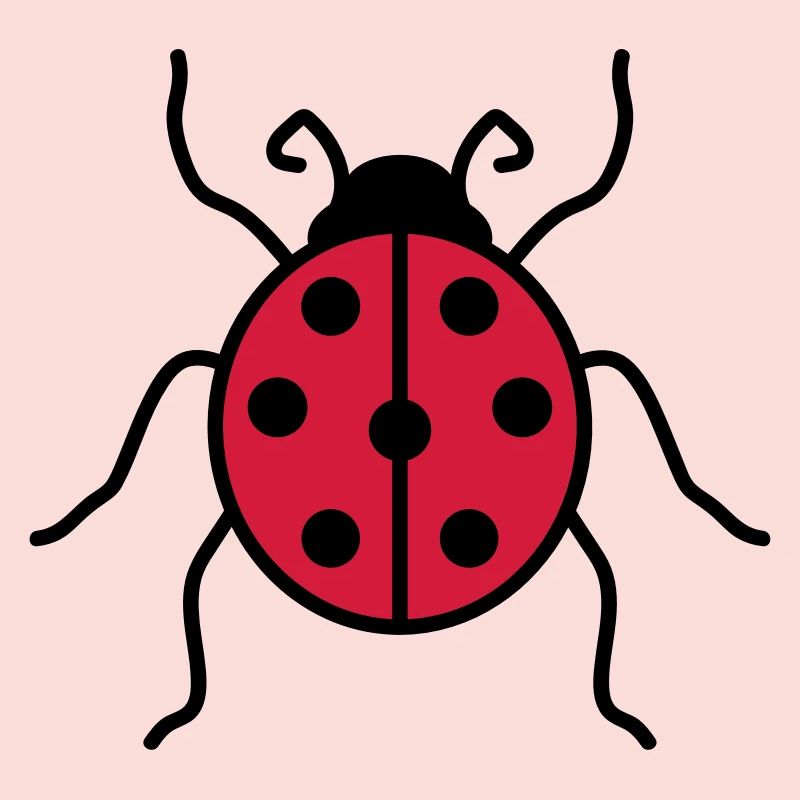 ladybug small cute cute beetle red dot