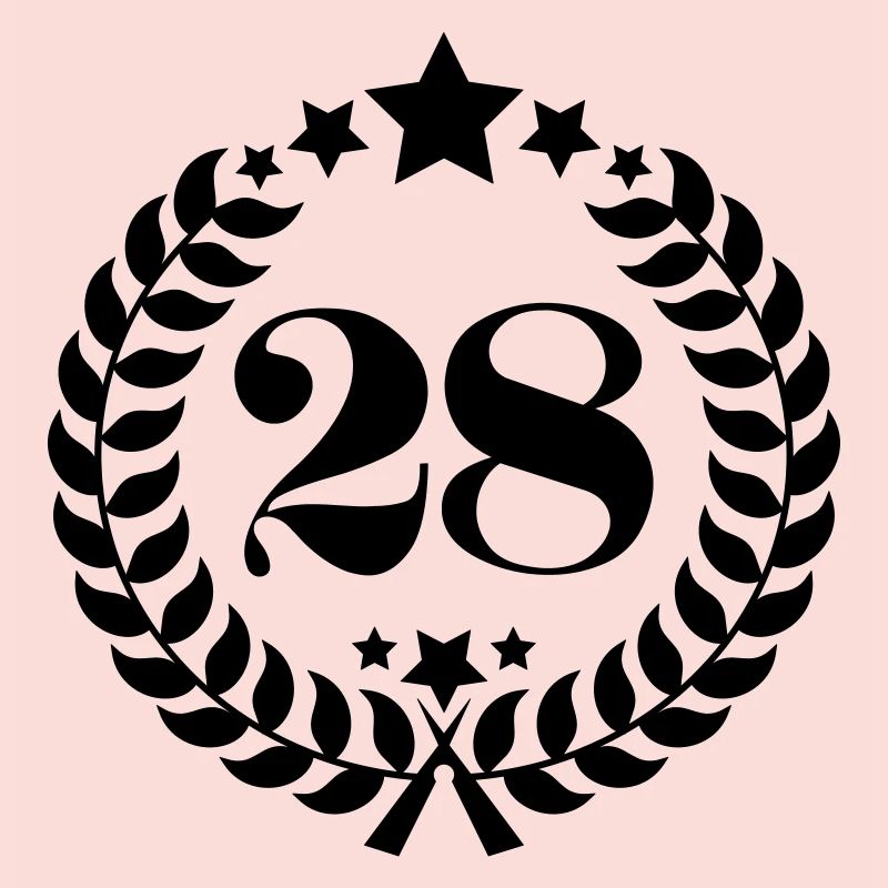 28ter numéro de bague d'anniversaire de 28 ans