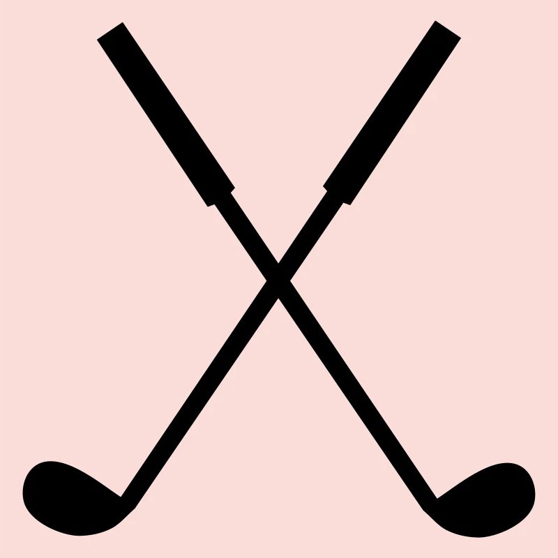Golfschläger in schwarz