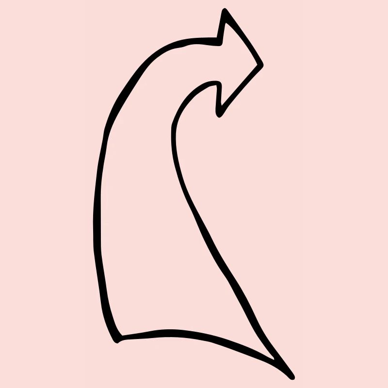 pfeile8, Feil, dick, gerundet