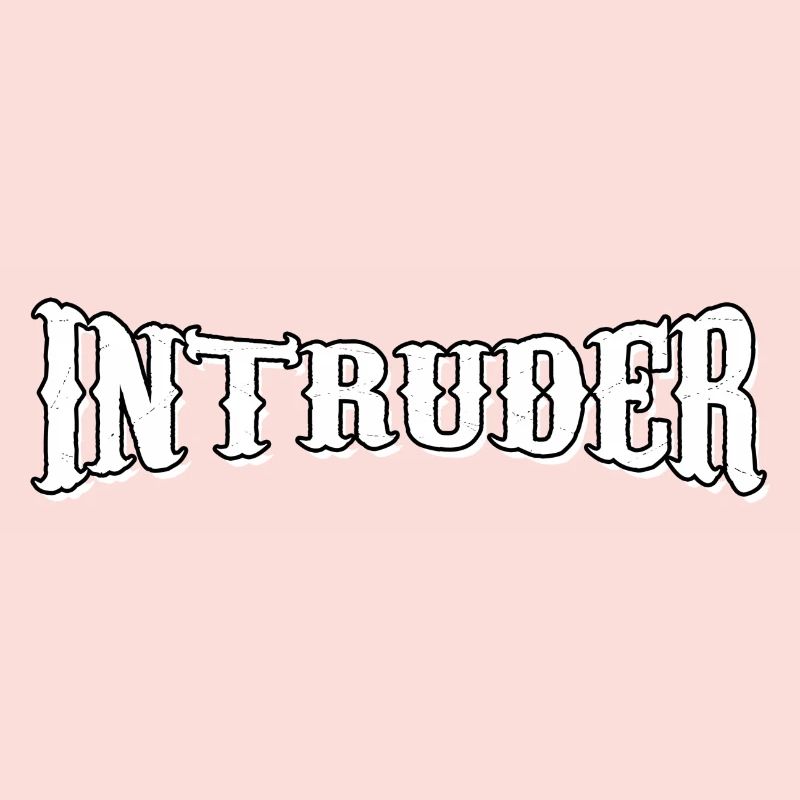 intrus hacker intrus clan sticker ordinateur