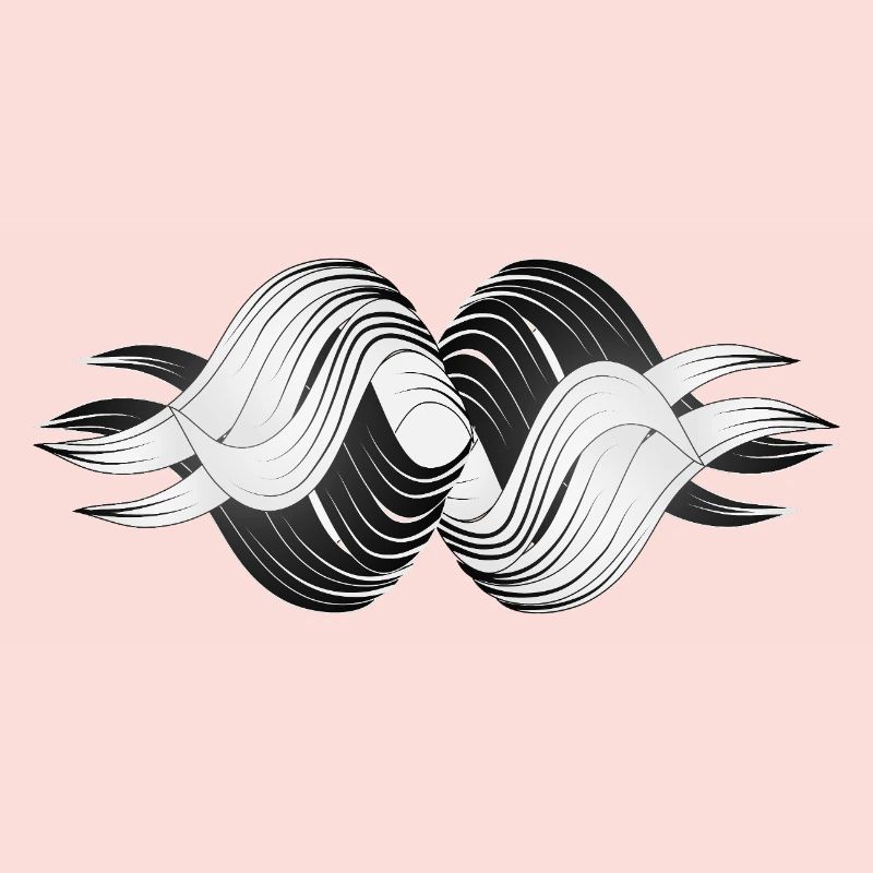 Abstract Shapes – Dynamic Black & White Design