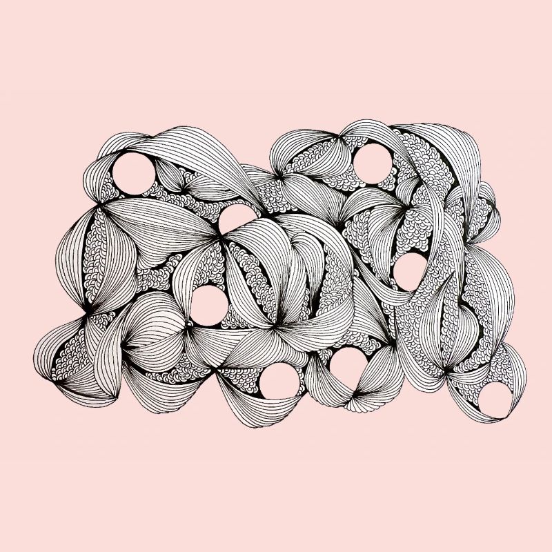 Lined Leaf Weave Pattern