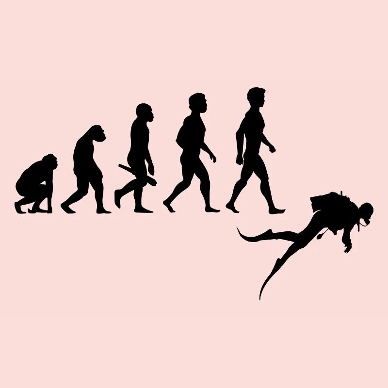 Diver diving diver diving underwater evolution