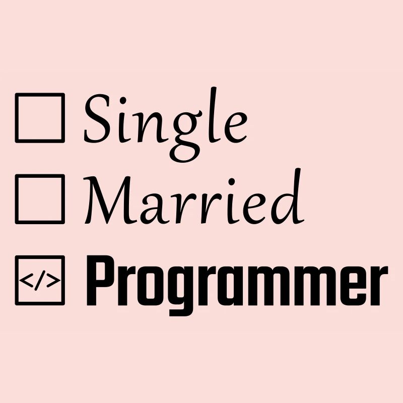 Célibataire, marié, programmeur
