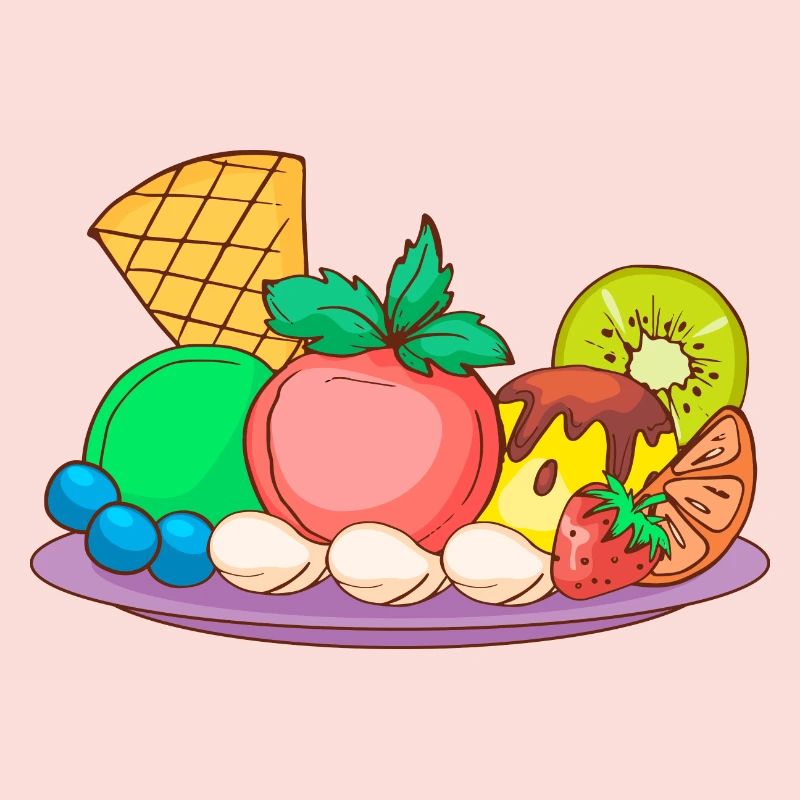 Eis Speiseeis Eiskrem Eiscreme Kugeleis Eisbecher