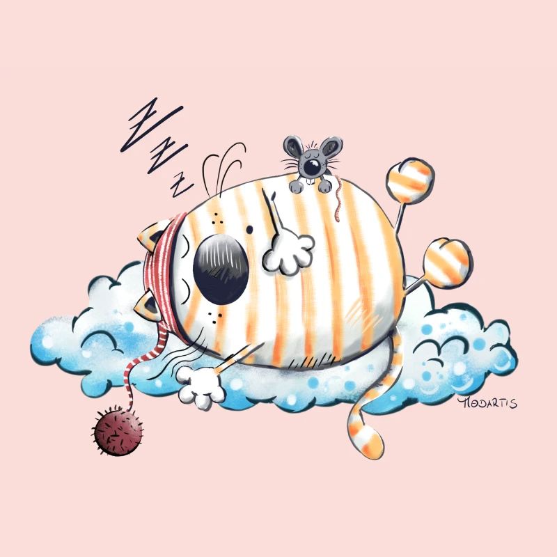 Sleeping Cat - Chat