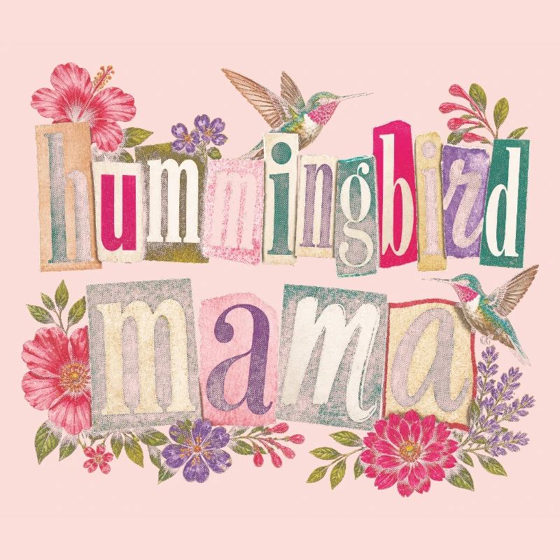 Ruby Throated Hummingbird Mama Mom