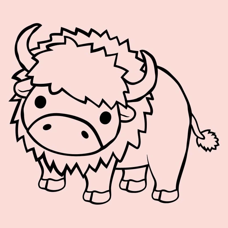 Großes süßes Bison