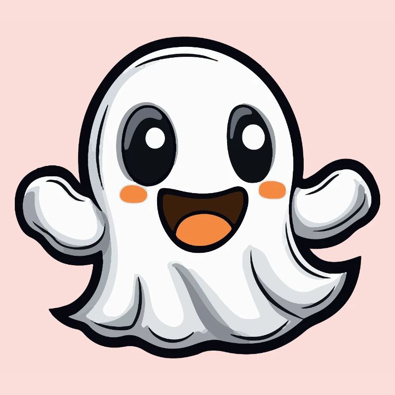 Ghost Halloween Cute Comic