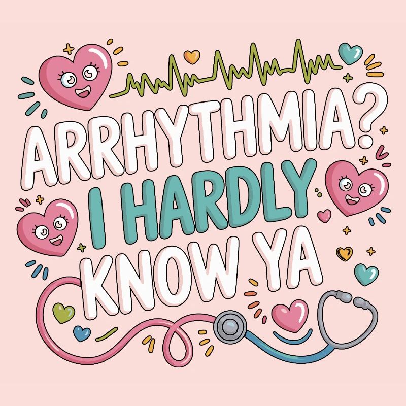 Cardiac Tech Arrhythmia I Hardly Know Ya Echo Tech