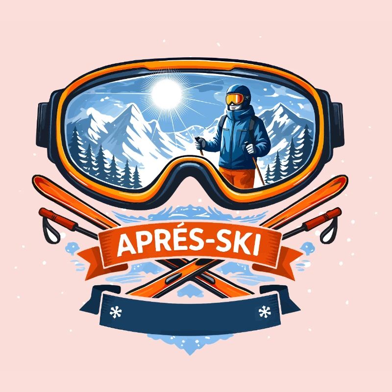 Apres Ski Comic Design