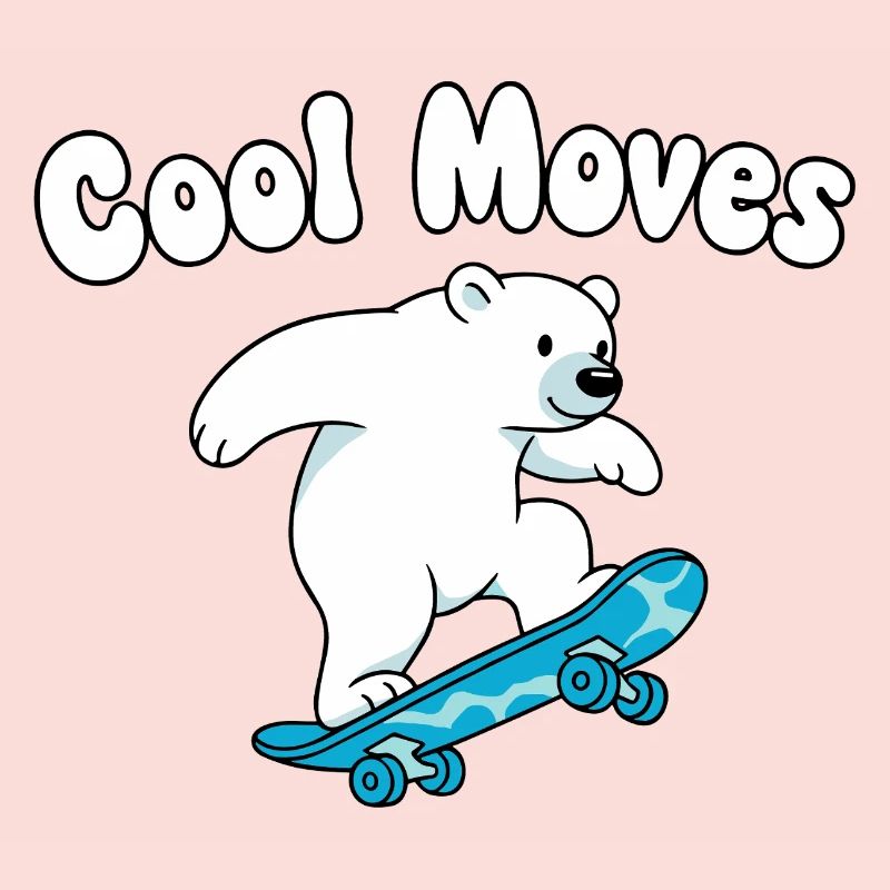 Cool Moves Eisbär Skateboard