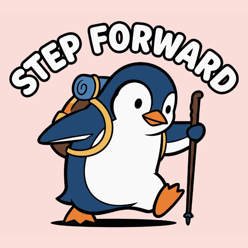Forward Step Penguin