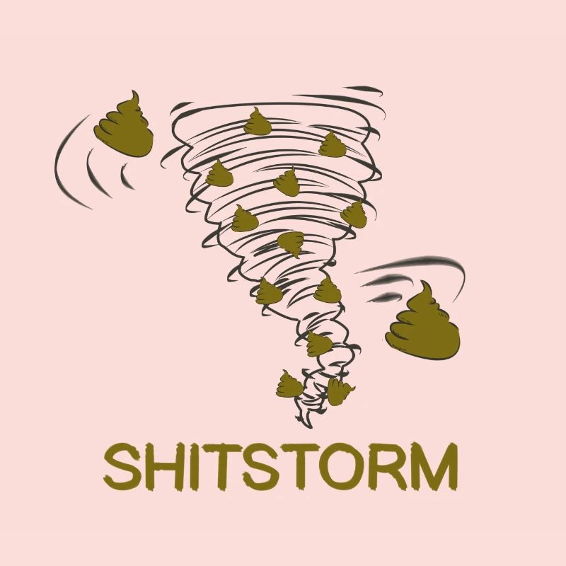 Shitstorm Comic literally