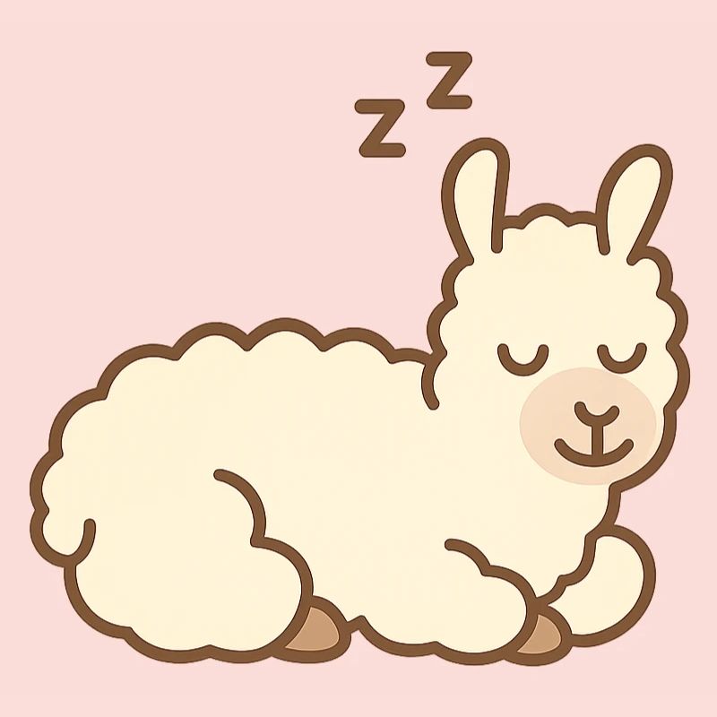 Sleeping Llama