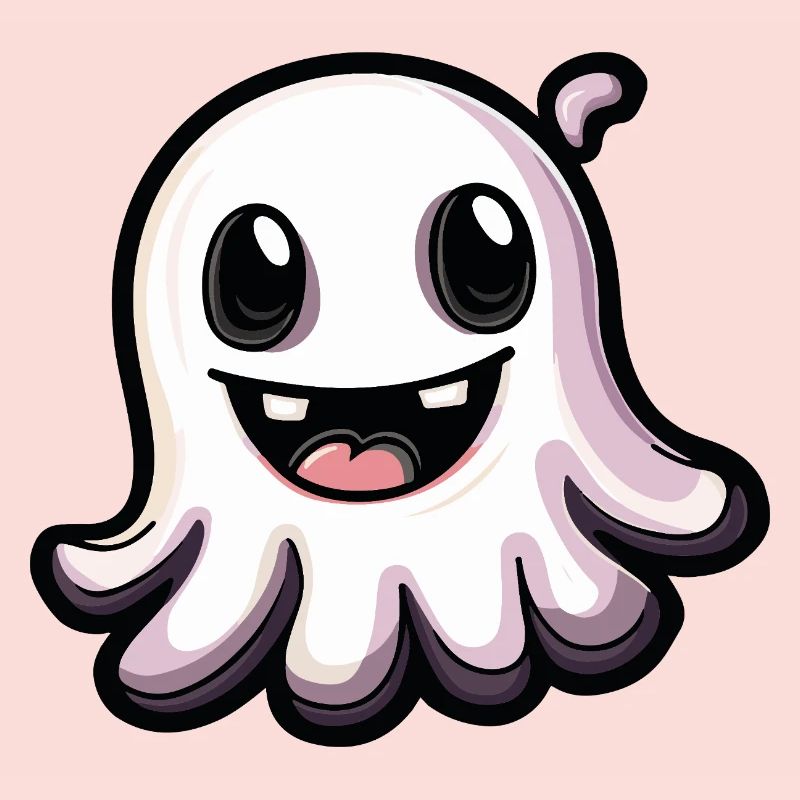 Geist Halloween Niedlich Comic
