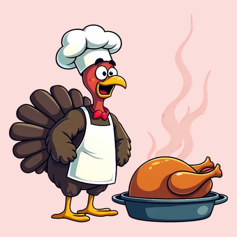 Cuisinier de dinde de Thanksgiving