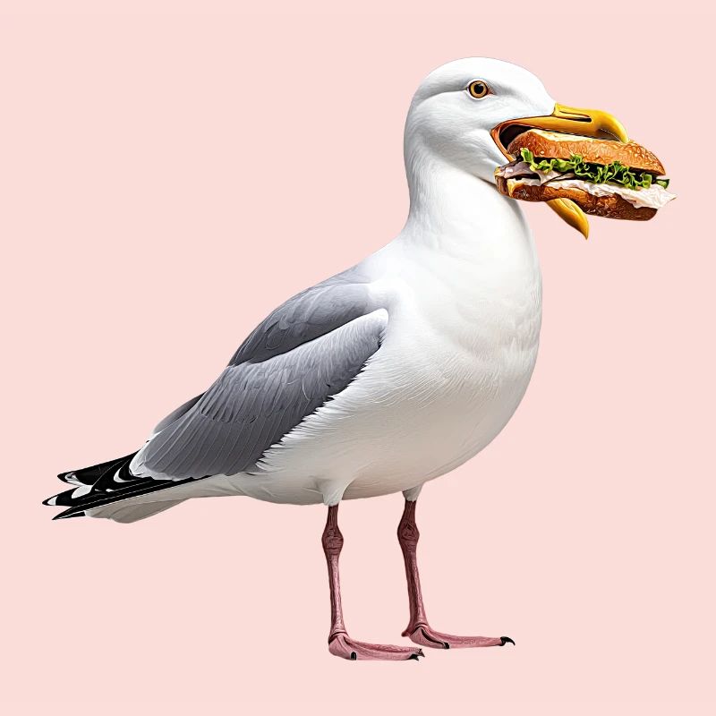 Silbermoewe-mit-Fischbroetchen