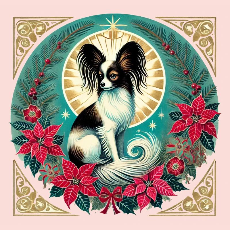 Papillon Halo Weihnachtskreis