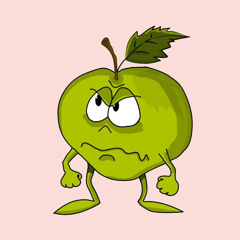 Wütender Apfel