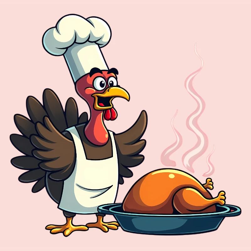 Cuisinier de dinde de Thanksgiving