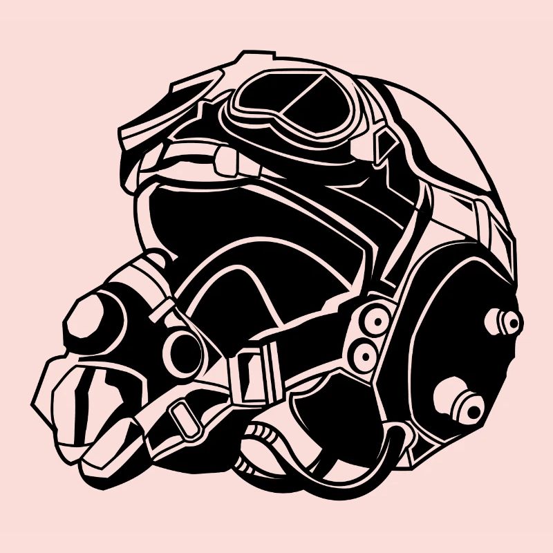 Pilot Helmet / Pilot Helmet 01_black